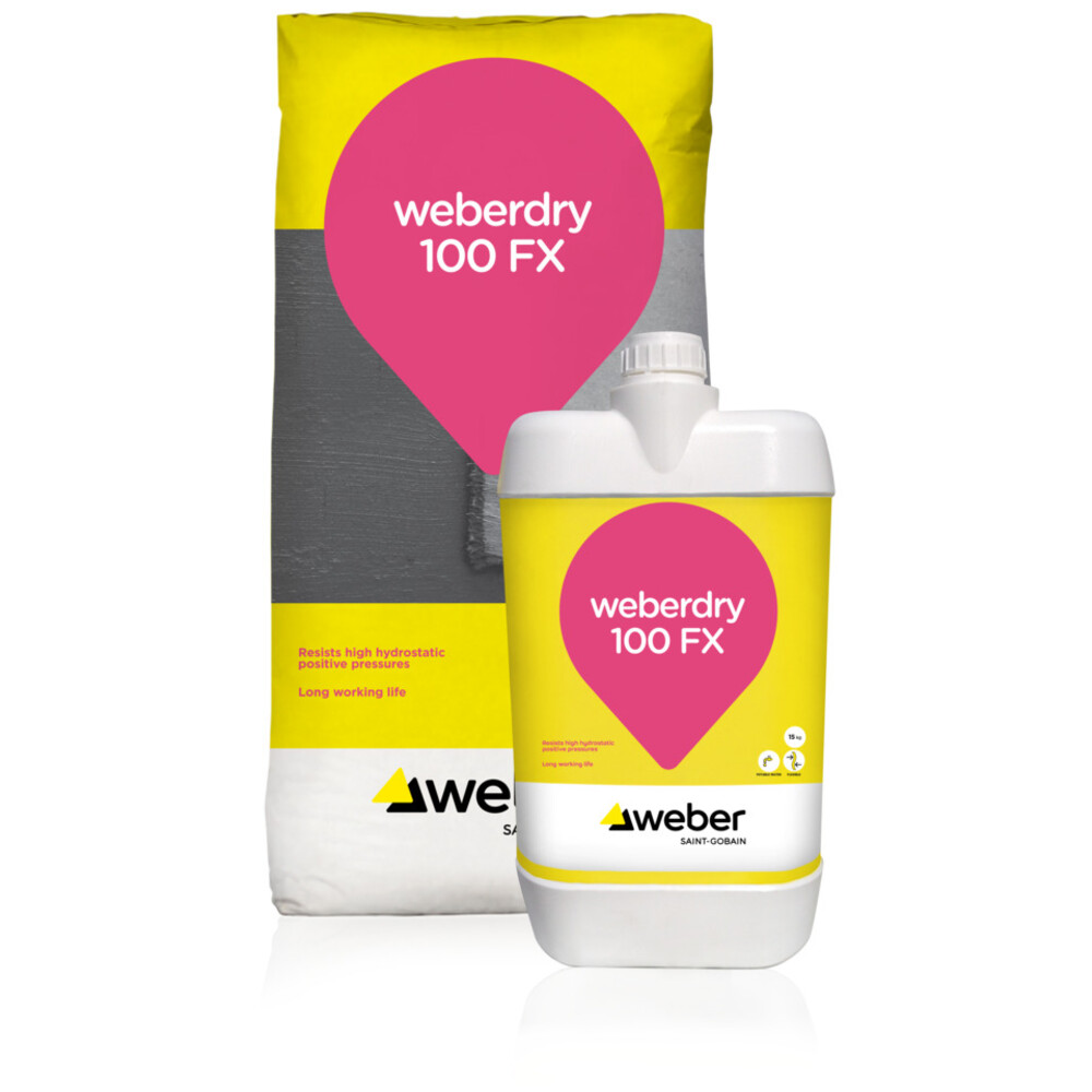 weberdry 100 FX Cementbased waterproofing & primers > Waterproofing